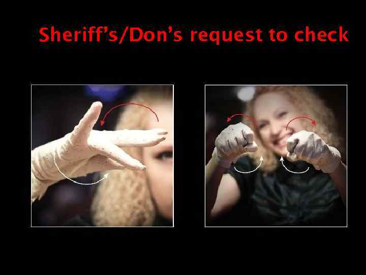 Sheriff’s/Don’s request to check 