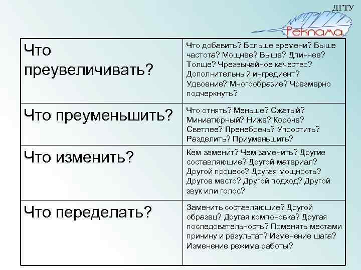 Что преувеличивать? Что добавить? Больше времени? Выше частота? Мощнее? Выше? Длиннее? Толще? Чрезвычайное качество?
