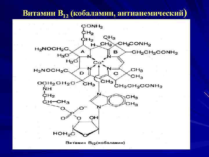 Витамин В 12 (кобаламин, антианемический) 