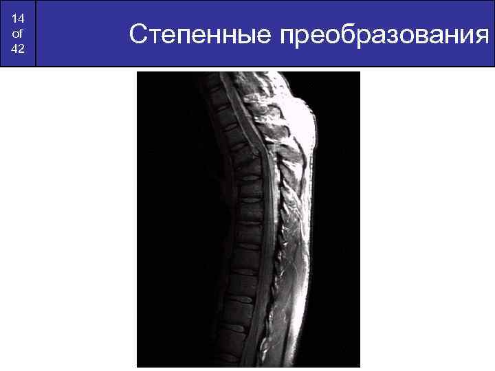 14 of 42 Степенные преобразования 