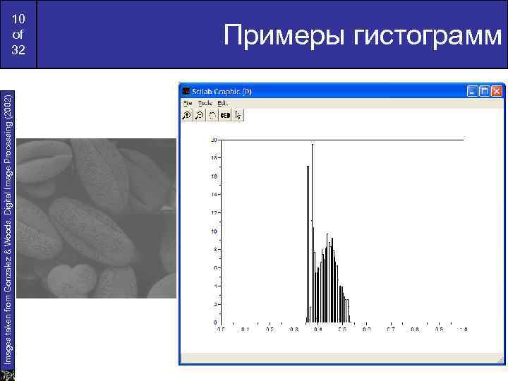 Images taken from Gonzalez & Woods, Digital Image Processing (2002) 10 of 32 Примеры