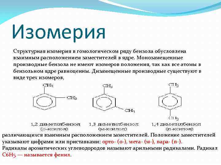 Производные бензола