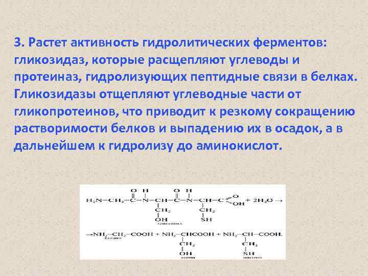 Сок содержит ферменты расщепляющие углеводы