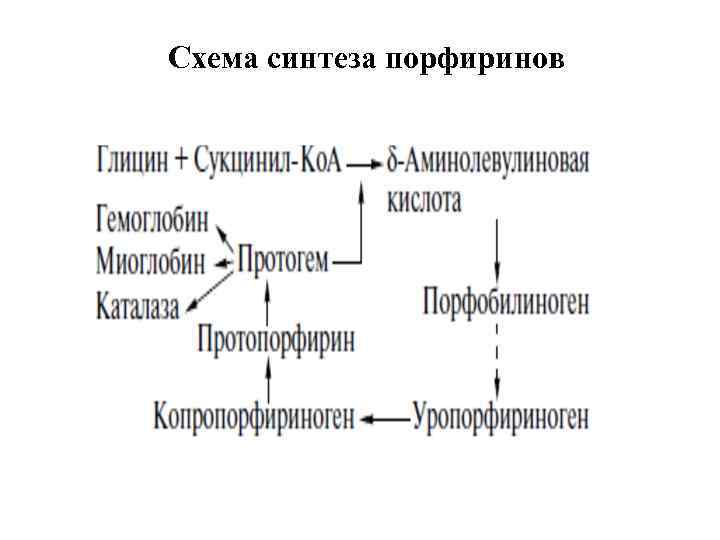 Схема синтеза порфиринов 