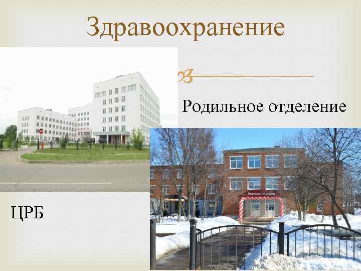 Здравоохранение Родильное отделение ЦРБ 