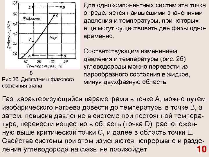 Критическое давление. Фазовые превращения однокомпонентных систем. Газообразное состояние на графике. Однокомпонентная двухфазная система. Изменение давления в двухфазной среде.