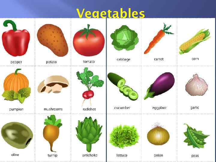Vegetables 