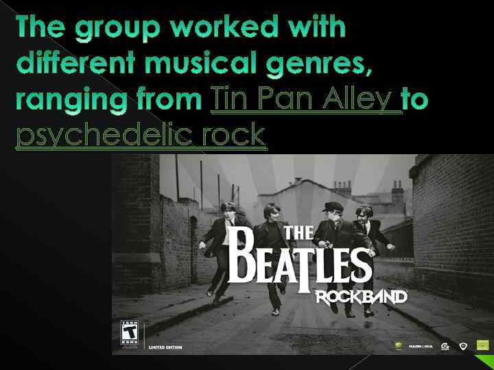 Tin Pan Alley psychedelic rock 