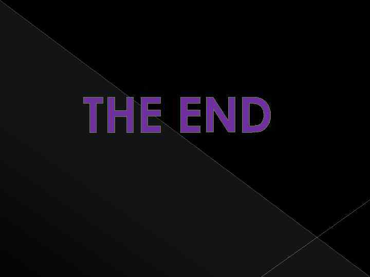 THE END 