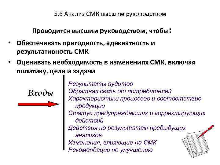 Изменения в смк