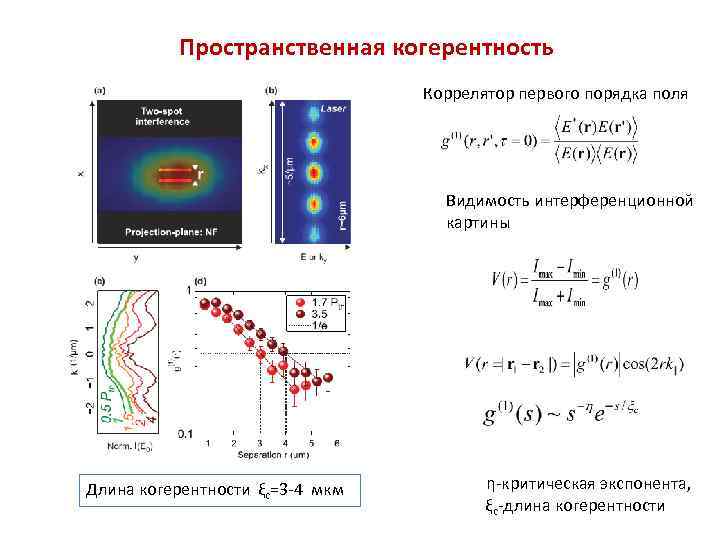 Протяженность интерференционной картины формула