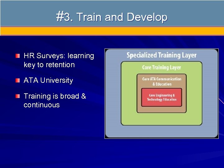 #3. Train and Develop HR Surveys: learning key to retention ATA University Training is