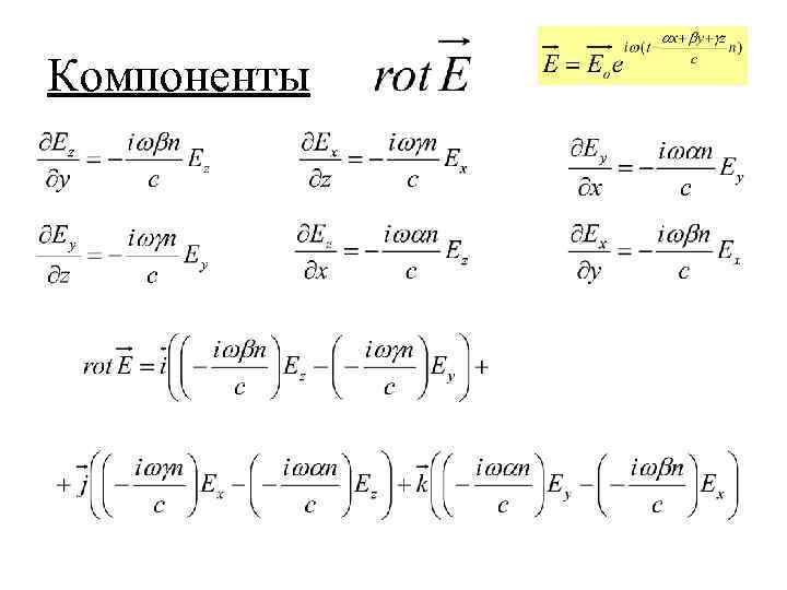 Компоненты 