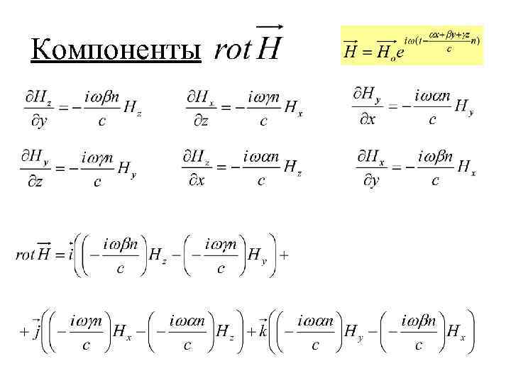 Компоненты 