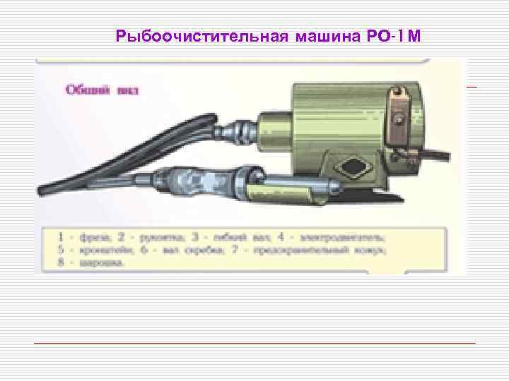 Рыбоочистительная машина схема