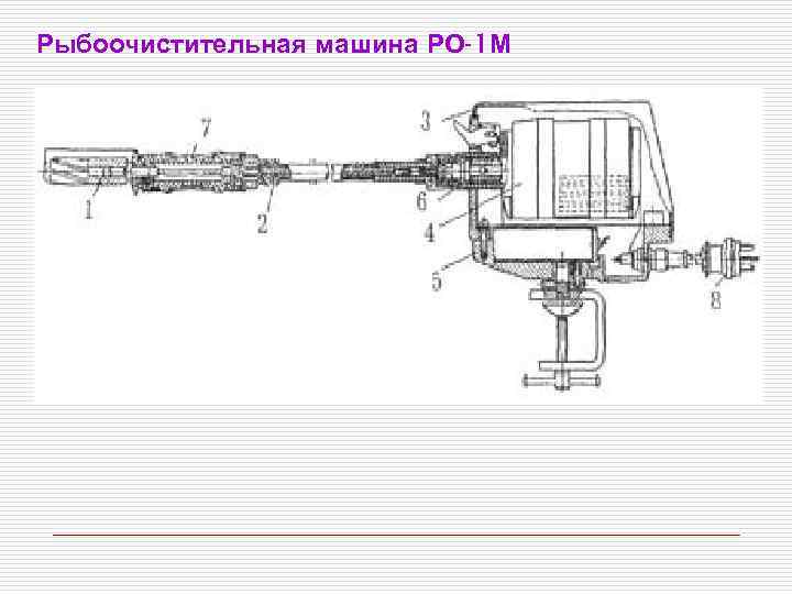 Рыбоочистительная машина РО-1 М 