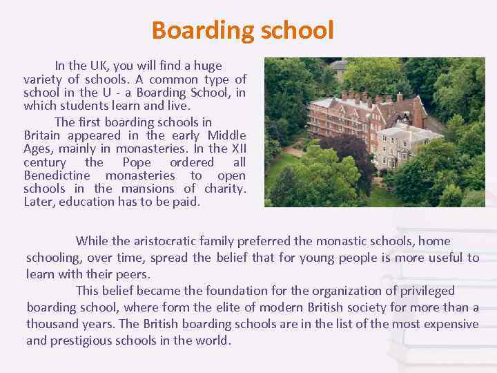 Home schooling перевод. Schools in Britain текст. Boarding School in the uk. Uk Education System. Education System of great Britain.