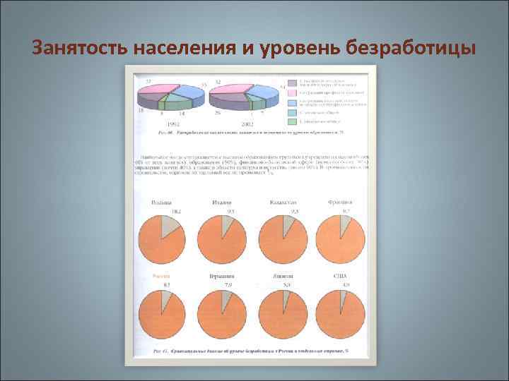 Занятость населения и уровень безработицы 