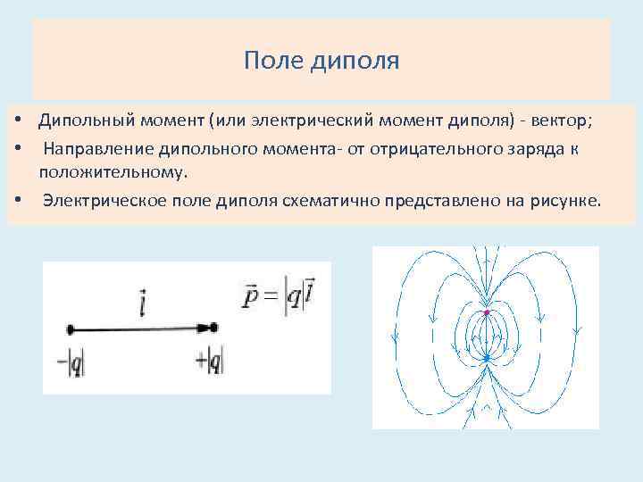 Электрическое поле диполя. Электрический диполь, дипольный момент, поле электрического диполя. Модуль электрической напряженности электростатического диполя. Электрический момент диполя поле диполя. Электрический момент диполя sf6.