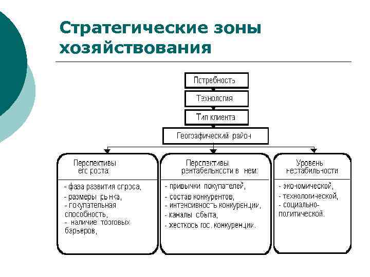 Стратегические зоны хозяйствования 