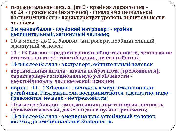  горизонтальная шкала (от 0 - крайняя левая точка – до 24 - правая