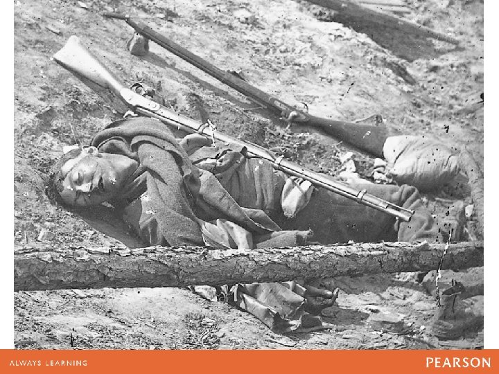 Dead Confederate soldier, killed at Petersburg on April 3, 1865 