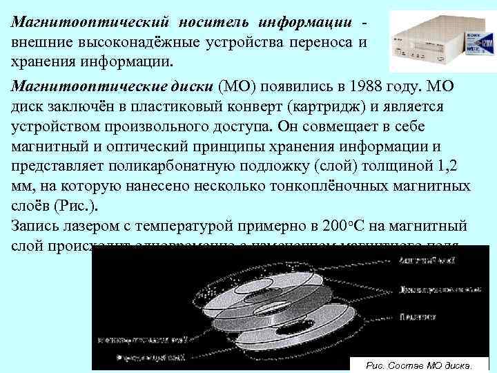 Долговременное хранение данных