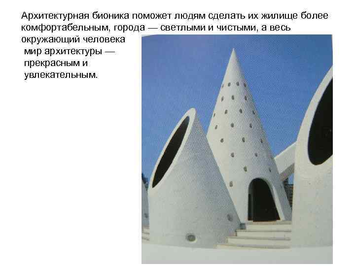 Архитектурная бионика поможет людям сделать их жилище более комфортабельным, города — светлыми и чистыми,