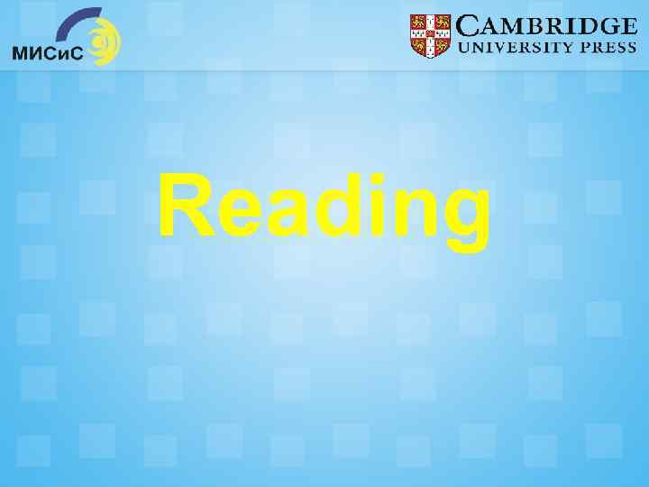Reading 