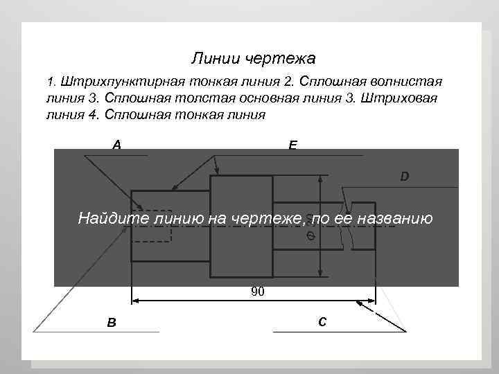 Штриховые линии на чертежах пересекаются и соприкасаются