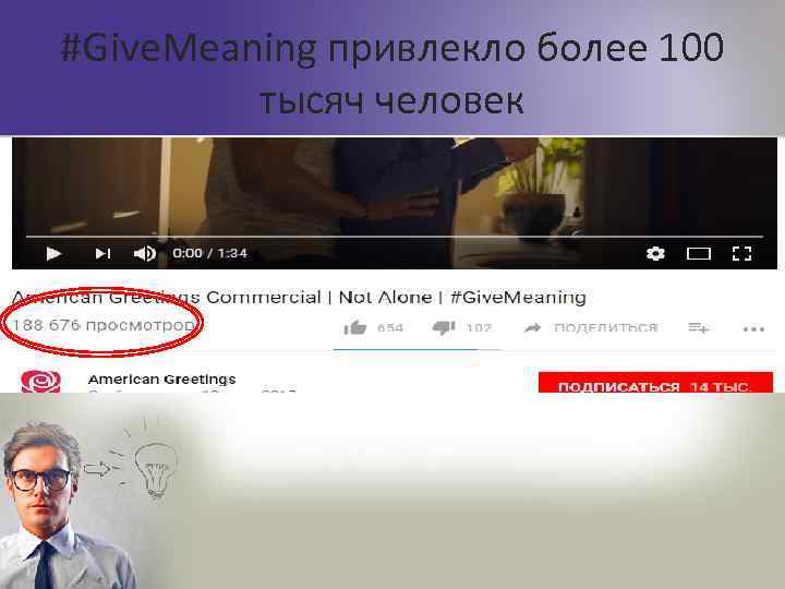 #Give. Meaning привлекло более 100 тысяч человек 