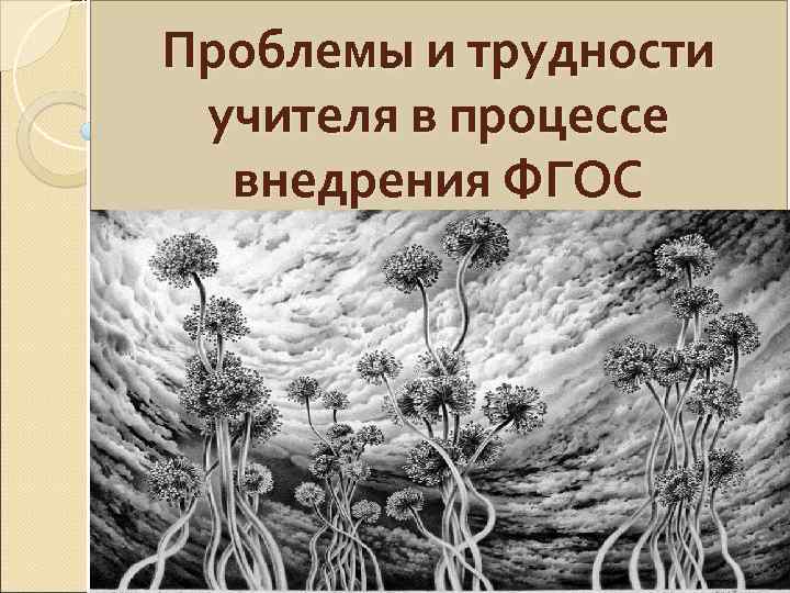 Проблемы и трудности учителя в процессе внедрения ФГОС 