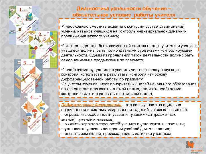Диагностика успешности обучения – обязательное условие работы учителя сегодня ü необходимо сместить акценты с