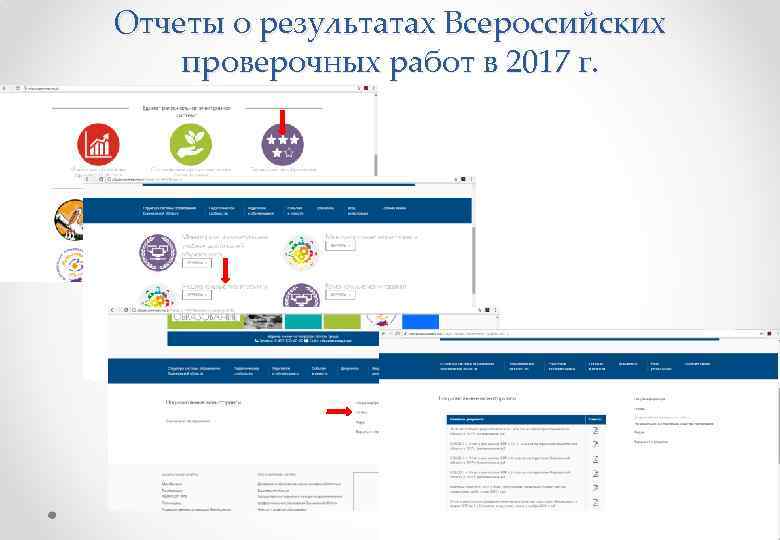 Отчеты о результатах Всероссийских проверочных работ в 2017 г. 