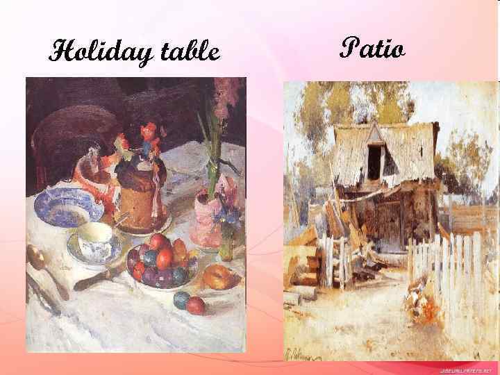 Holiday table Patio 