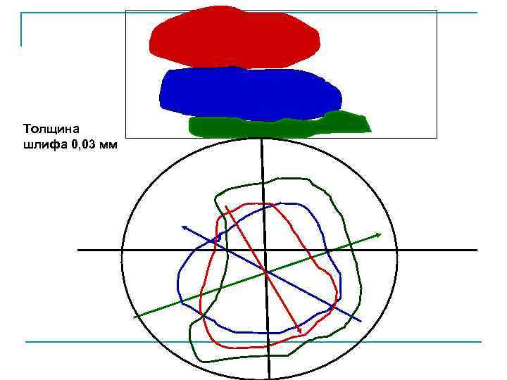 Толщина шлифа 0, 03 мм 
