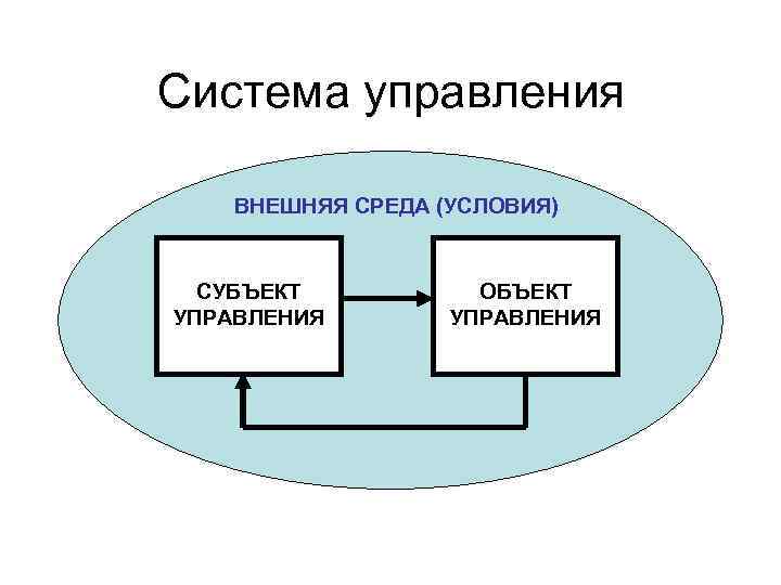 Условия внешней среды. Объект управления это в менеджменте. Внешняя среда и система управления. Система управления схема внешняя среда. Система управления субъект объект.