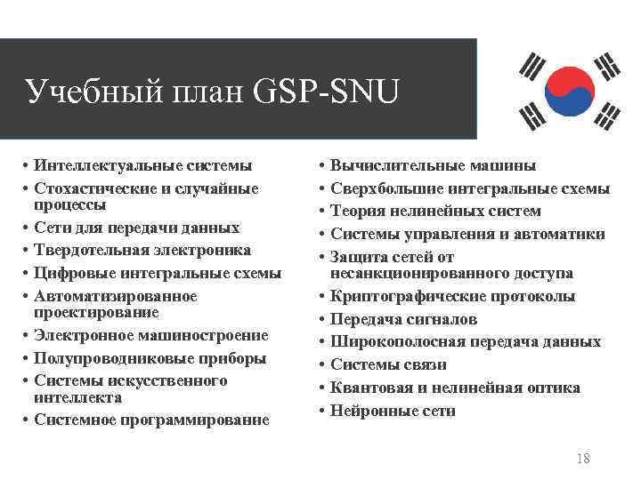 Учебный план GSP-SNU • Интеллектуальные системы • Стохастические и случайные процессы • Сети для
