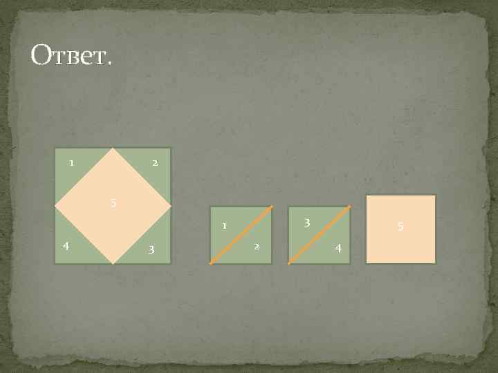 Ответ. 1 2 5 3 1 4 3 2 5 4 