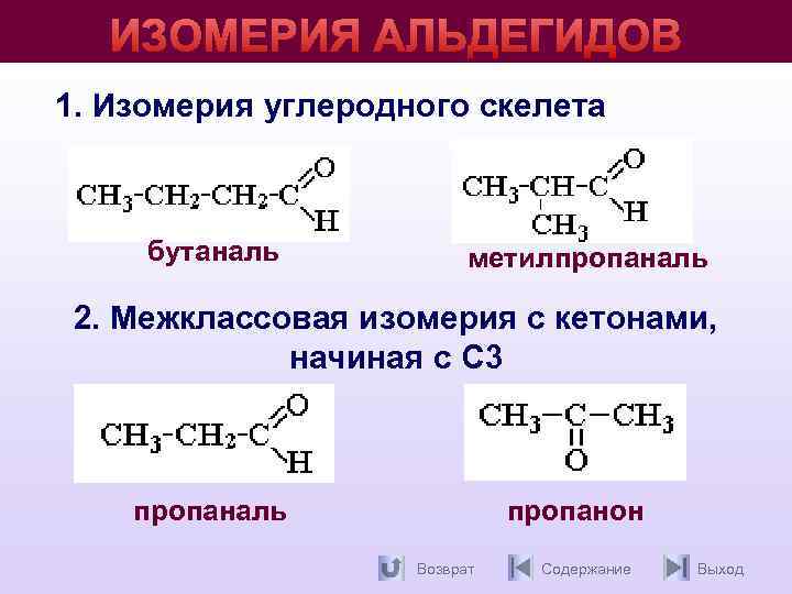 Изомерия скелета