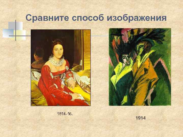 Сравните способ изображения 1814 -16. 1914 