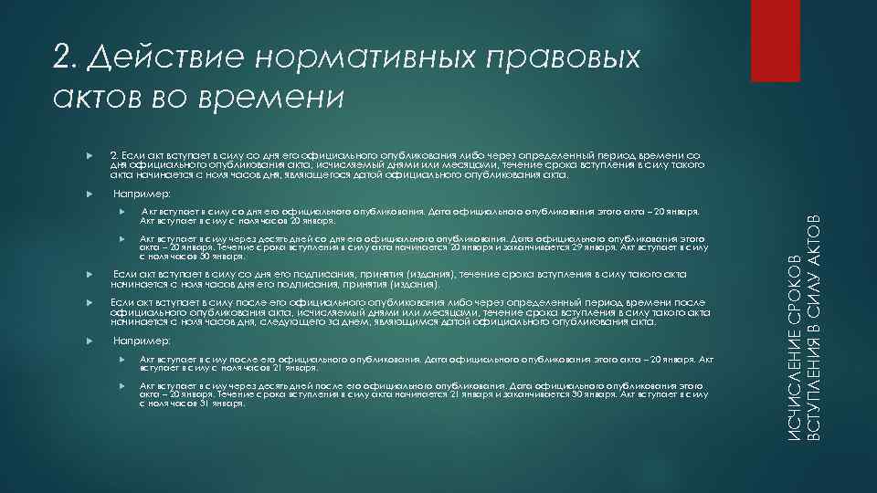 Официальной опубликование актов