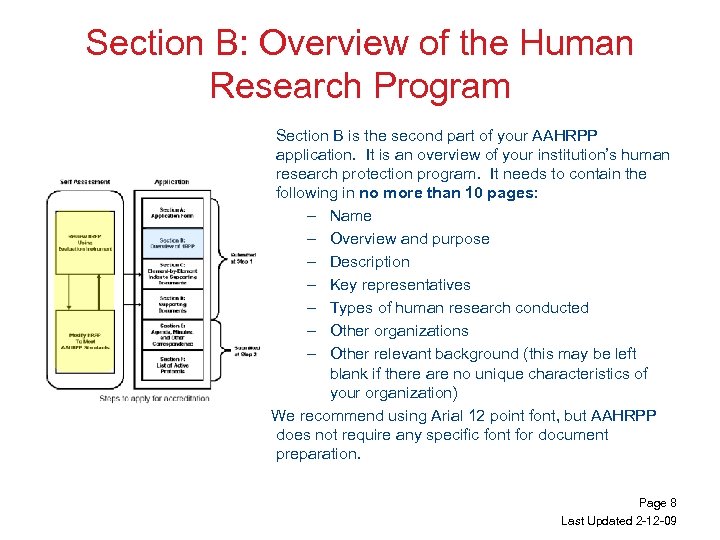 Section B: Overview of the Human Research Program Section B is the second part