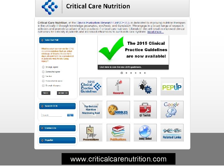 www. criticalcarenutrition. com 