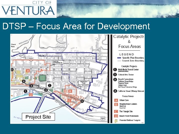 DTSP – Focus Area for Development Project Site 