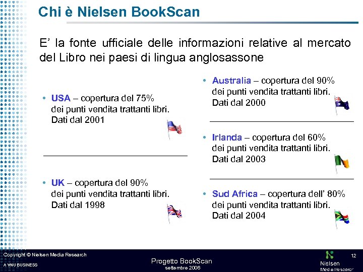 Chi è Nielsen Book. Scan E’ la fonte ufficiale delle informazioni relative al mercato
