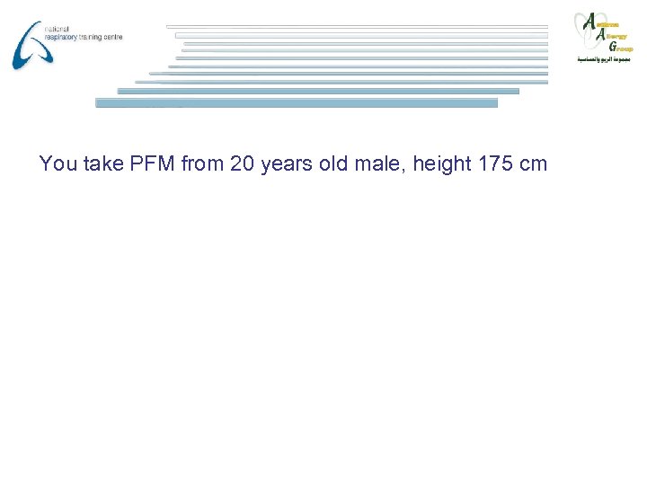 You take PFM from 20 years old male, height 175 cm 