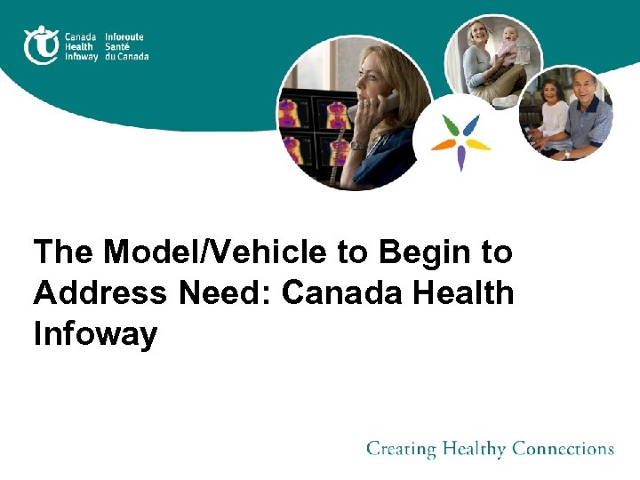 The Model/Vehicle to Begin to Address Need: Canada Health Infoway 