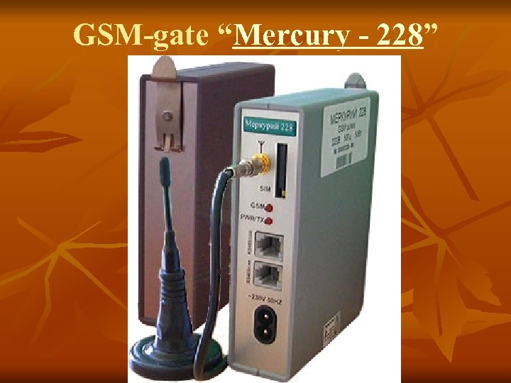 GSM-gate “Mercury - 228” 