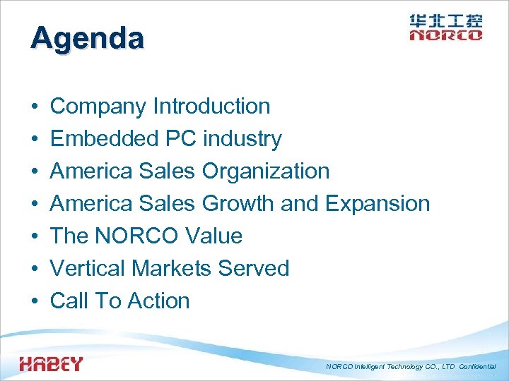 Agenda • • Company Introduction Embedded PC industry America Sales Organization America Sales Growth